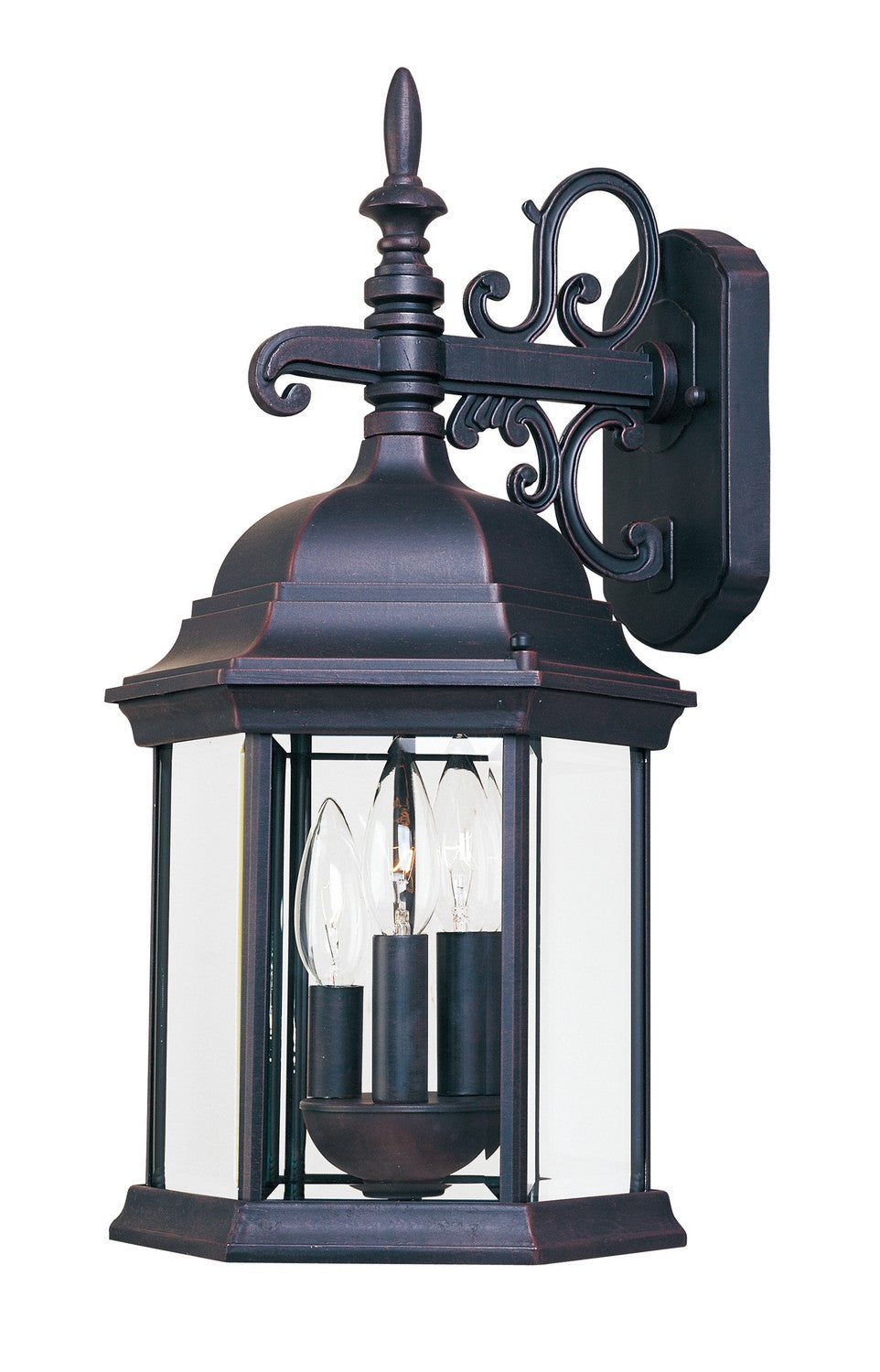 Maxim - Lanterne murale extérieure 3 lumières | Builder Cast - 1073CLEB