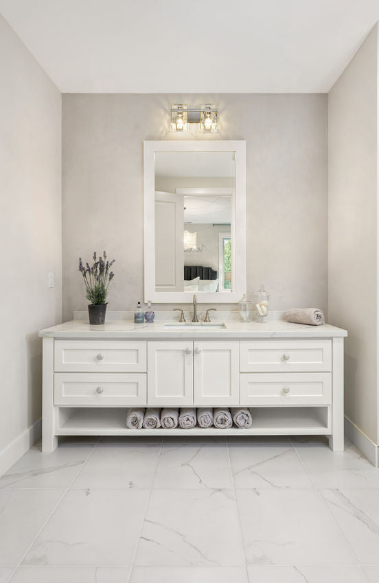 BENNINGTON Bathroom wall sconce Nickel - 1938-2V-BN | Z-LITE