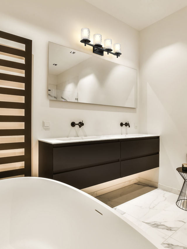 GRAYSON Murale salle de bain Noir - 1949-4V-MB | Z-LITE