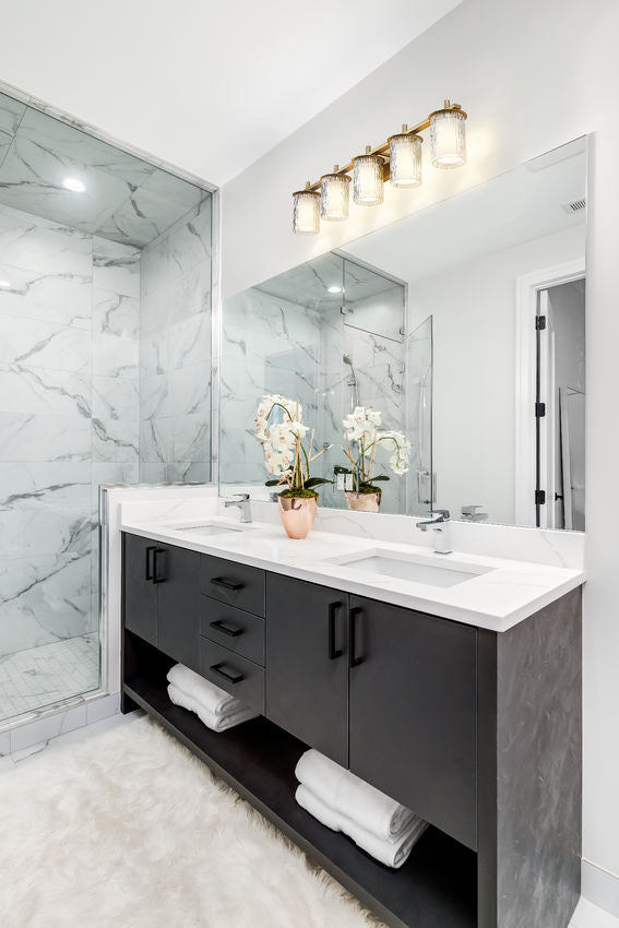 GRAYSON Murale salle de bain Or - 1949-5V-MGLD | Z-LITE