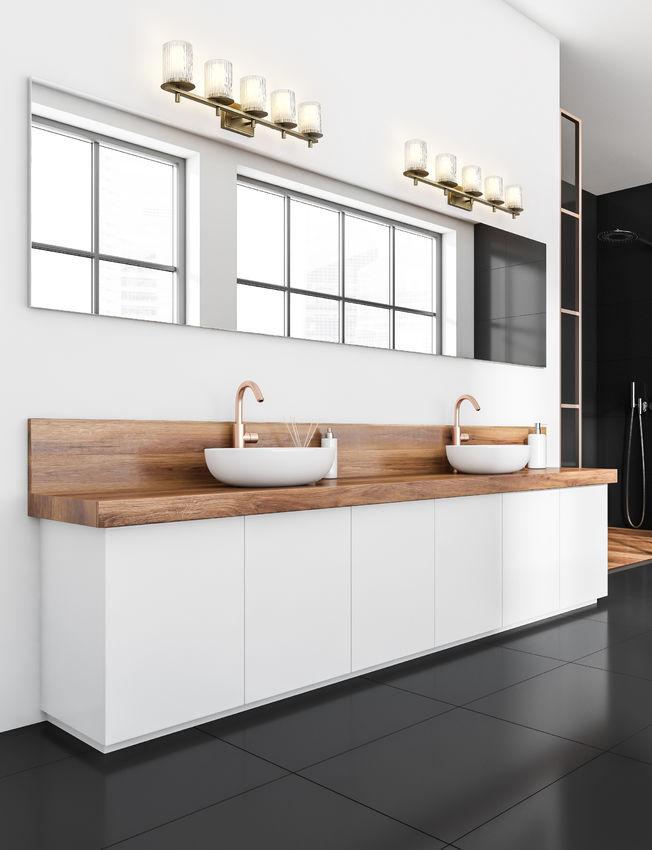 GRAYSON Murale salle de bain Or - 1949-5V-MGLD | Z-LITE