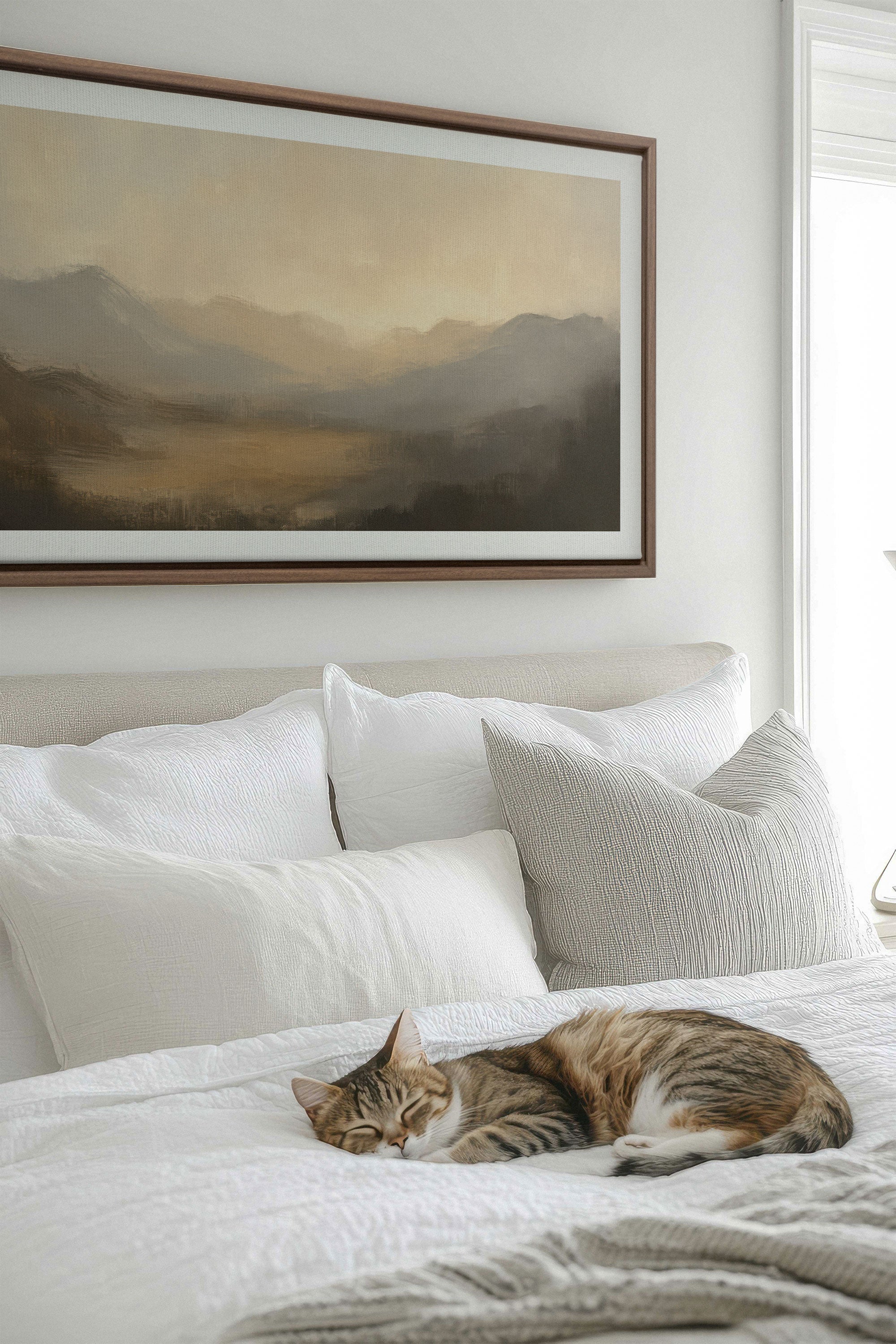 SOFT GLOW, Oeuvre sur toile étirée