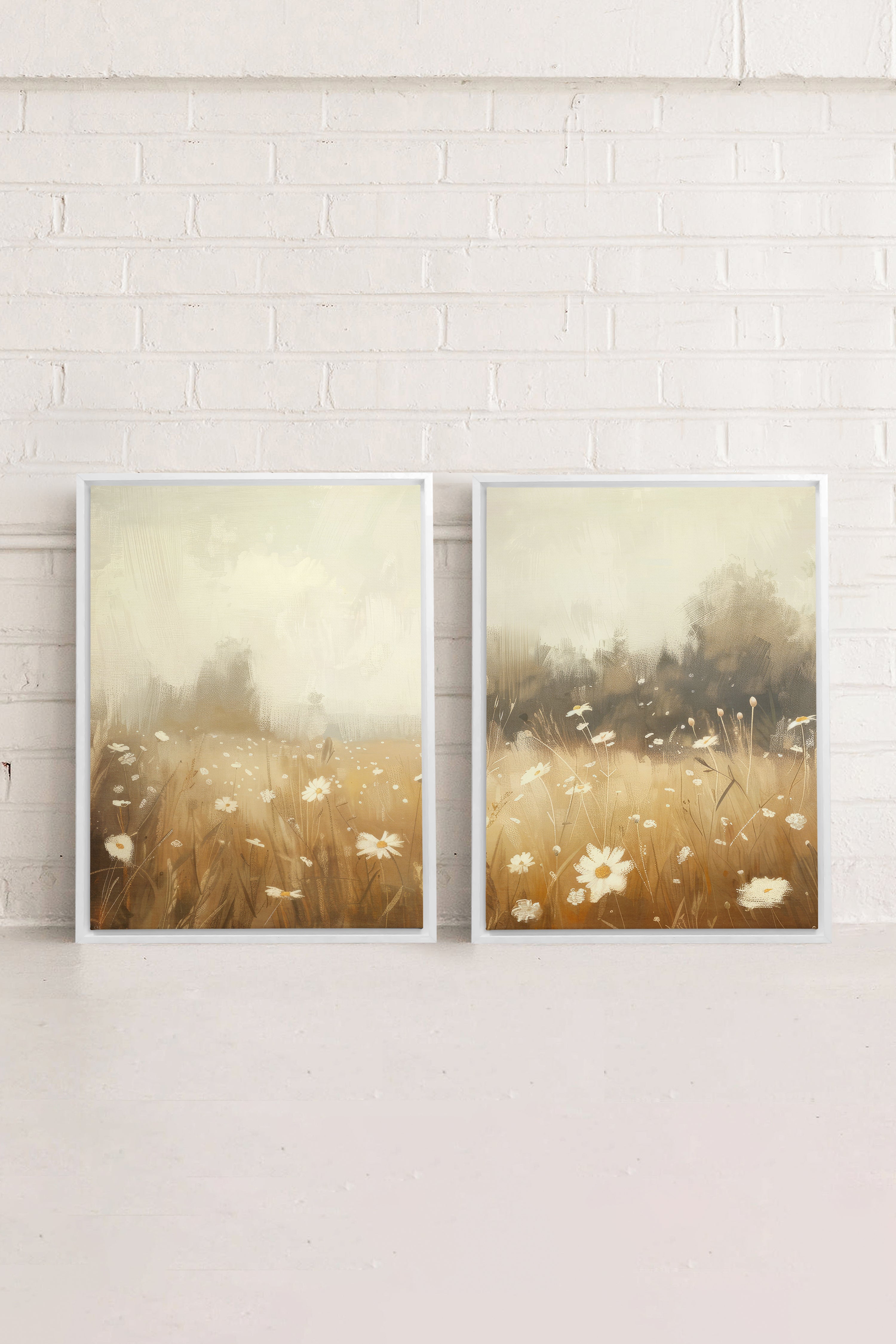 COMBINAISON DAISY BREEZE (2 Oeuvres sur toile étirée)