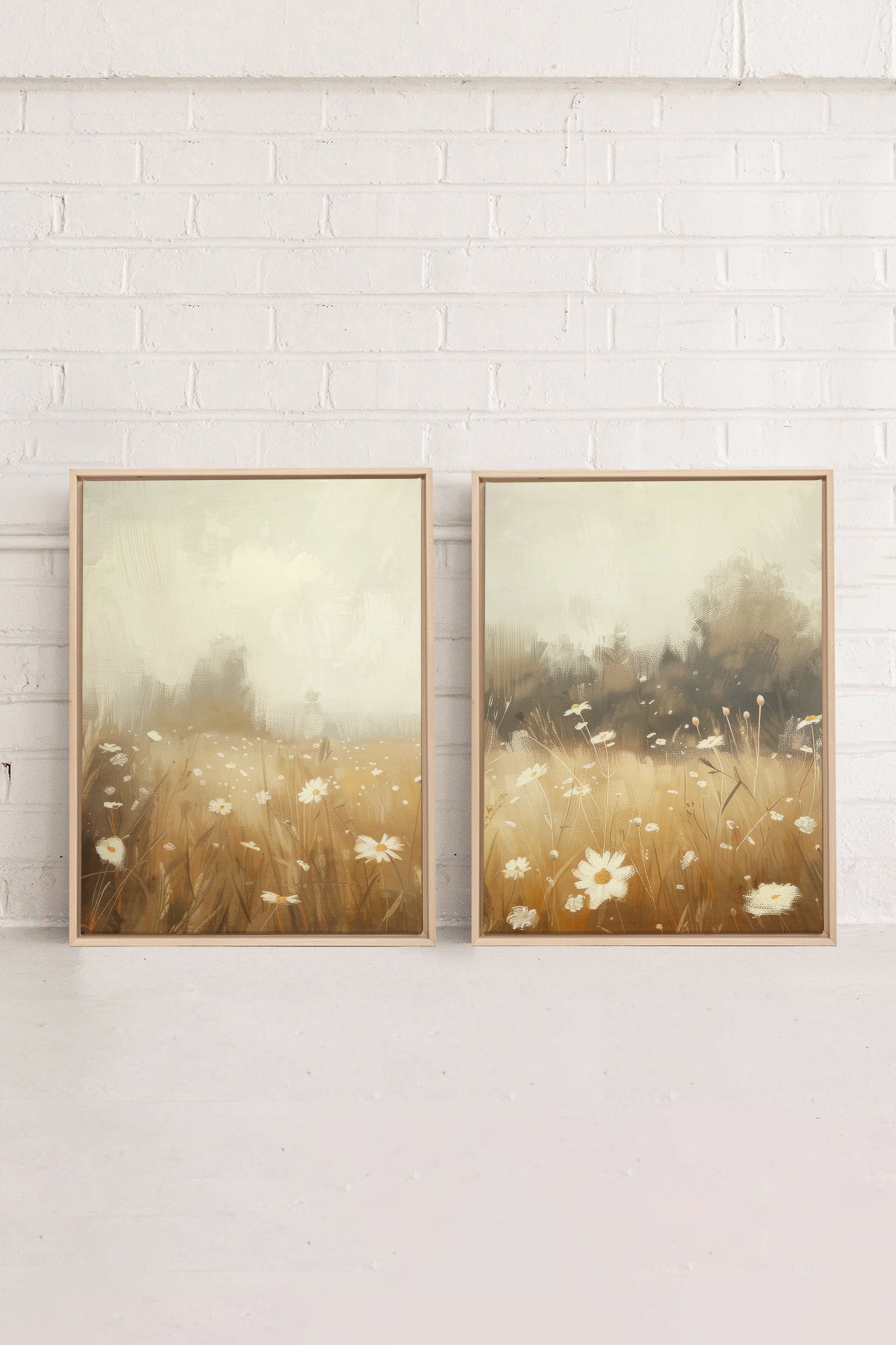 COMBINAISON DAISY BREEZE (2 Oeuvres sur toile étirée)
