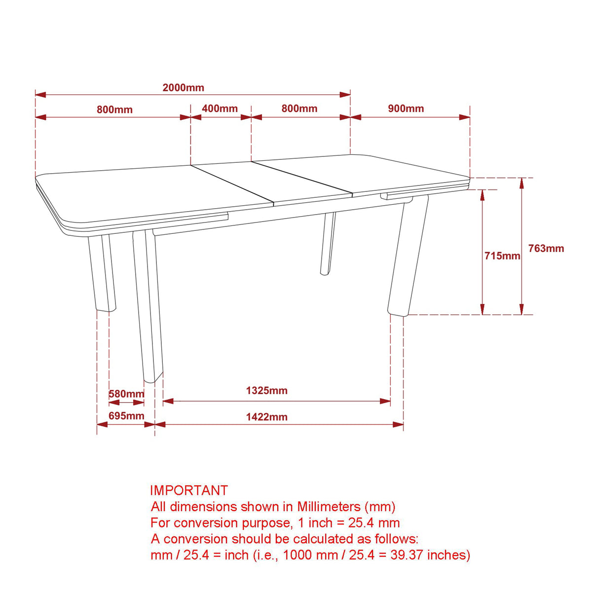 Table à manger extensible 63 à 79 po | Asteva | World Wide