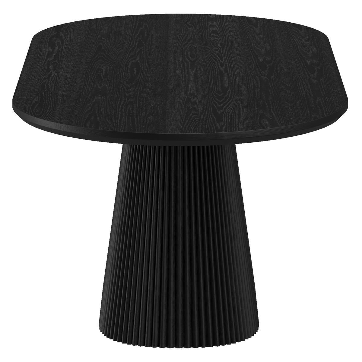 Table à manger ovale 79 po Tovas – fini NOIR | World Wide