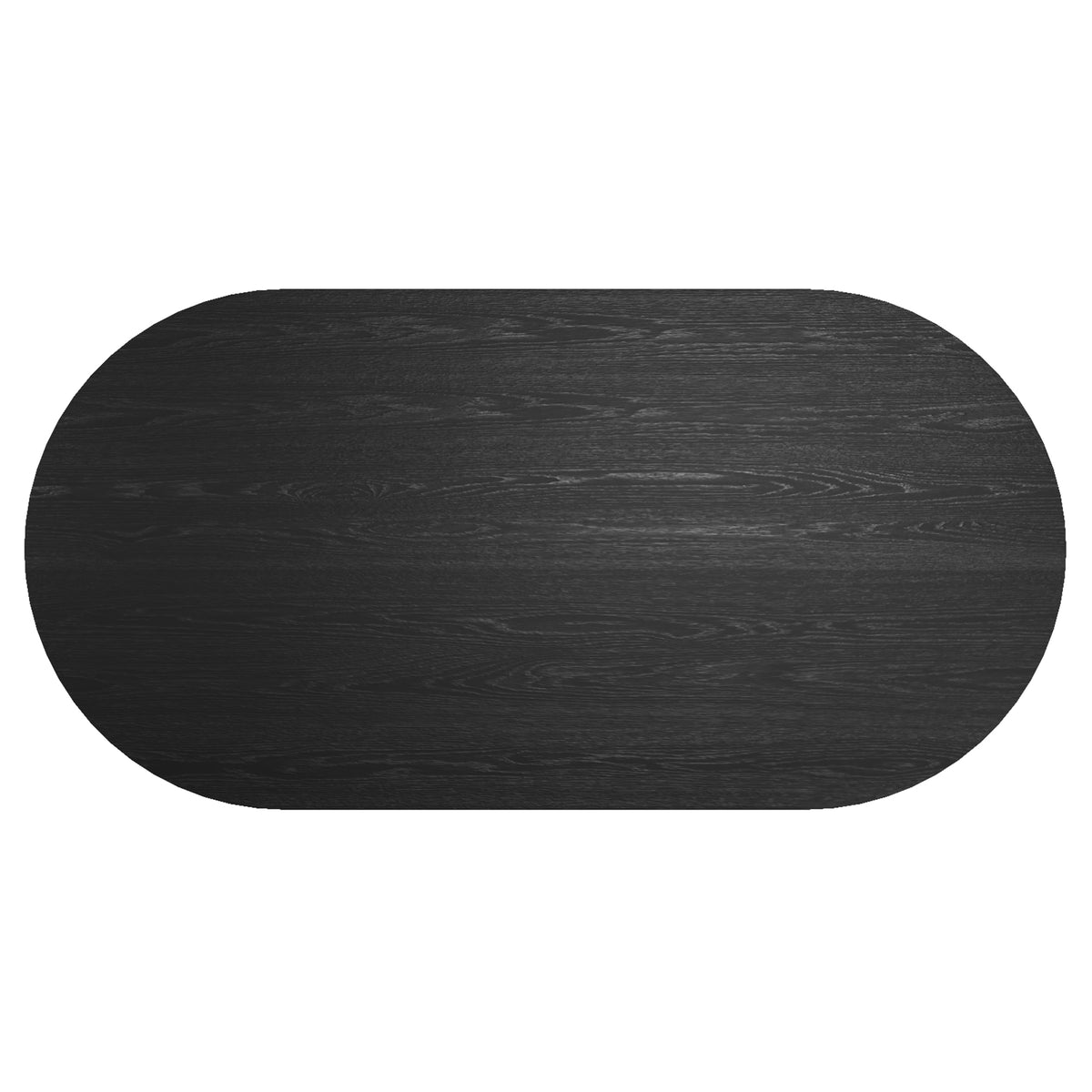 Table à manger ovale 79 po Tovas – fini NOIR | World Wide