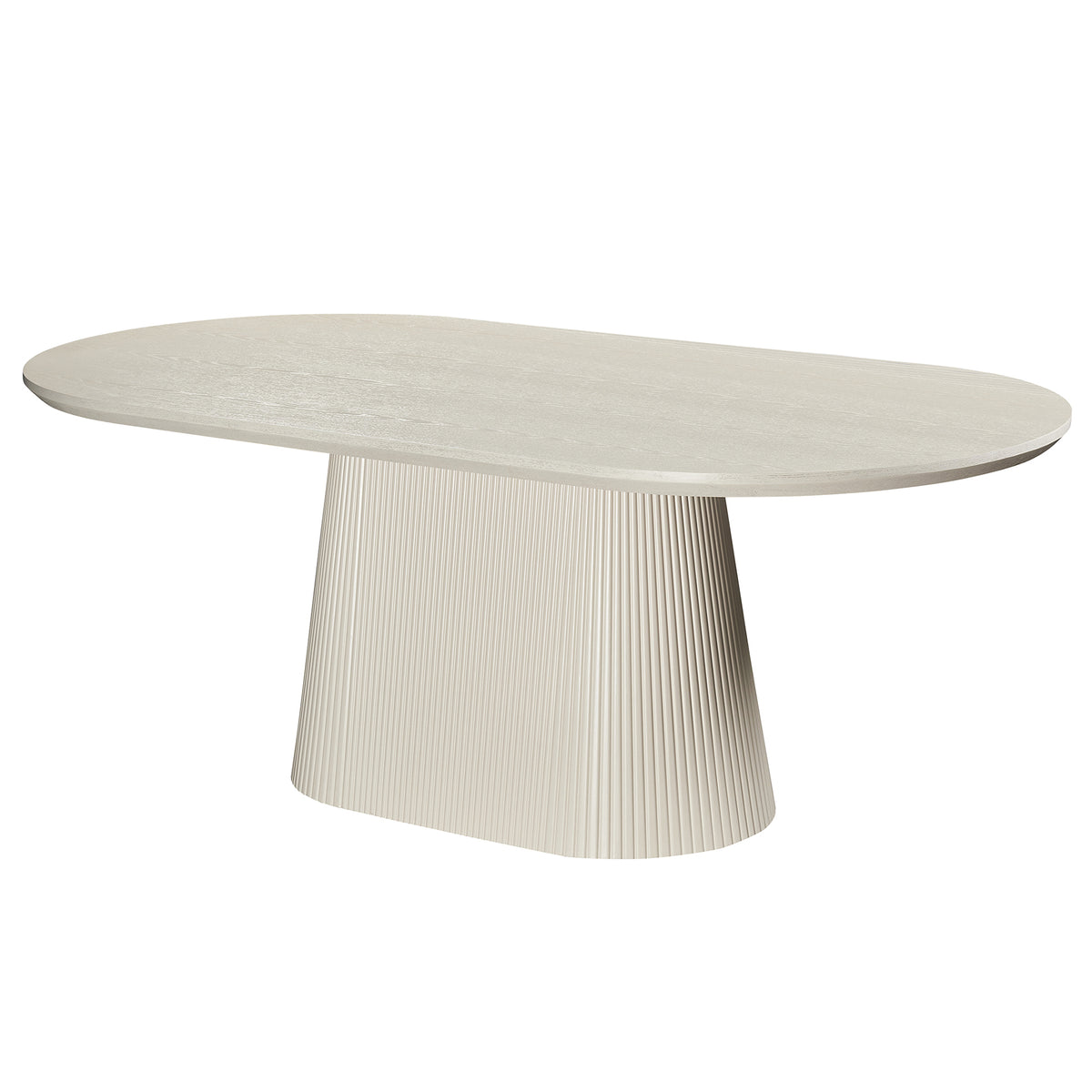 Table à manger ovale 79 po Tovas – fini IVOIRE | World Wide