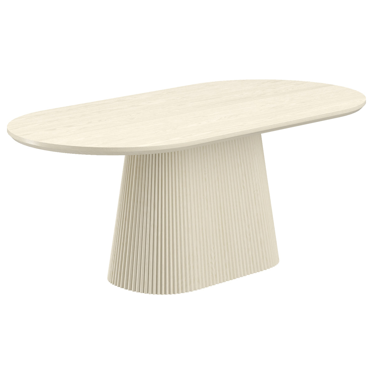 Table à manger ovale 79 po Tovas – fini IVOIRE | World Wide