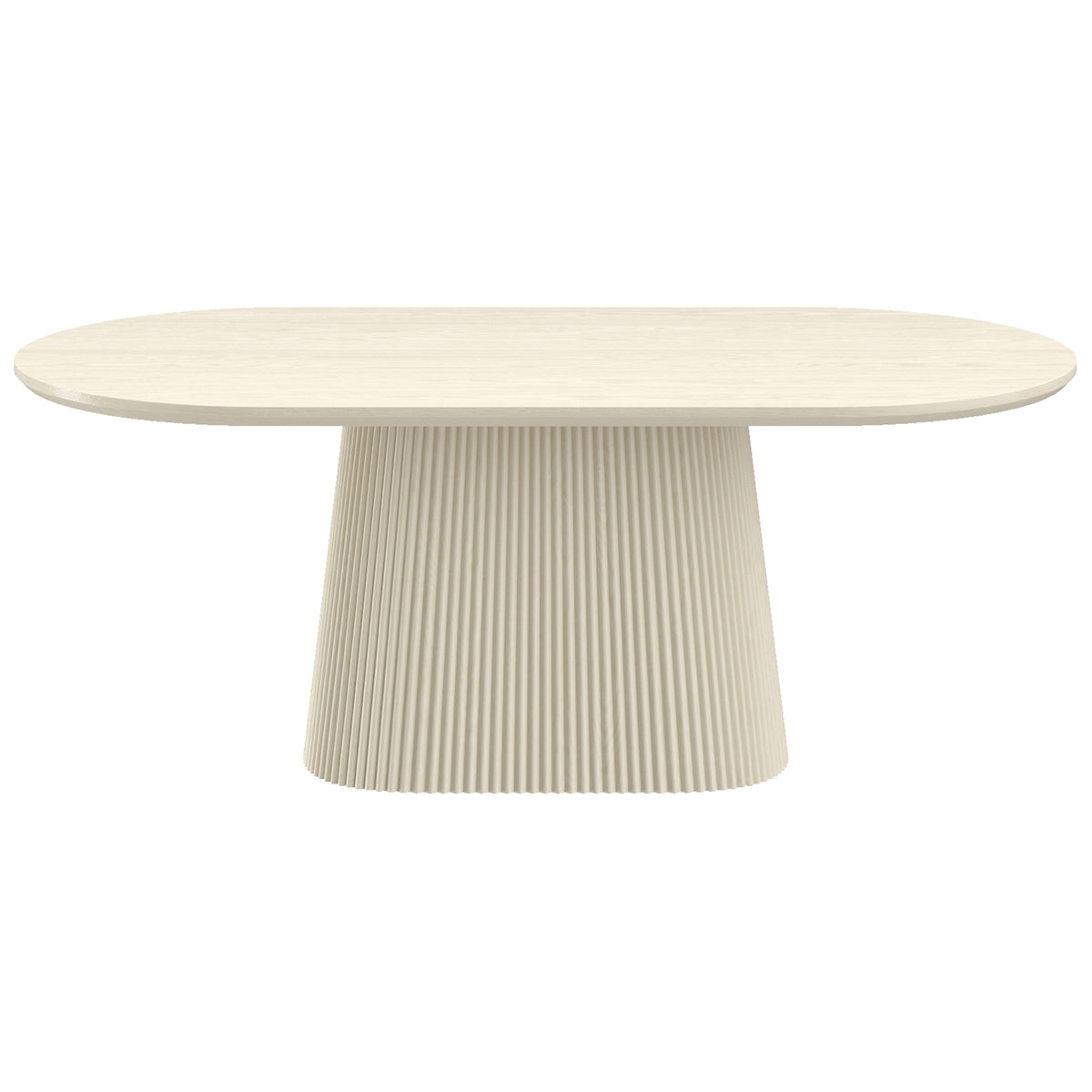 Table à manger ovale 79 po Tovas – fini IVOIRE | World Wide