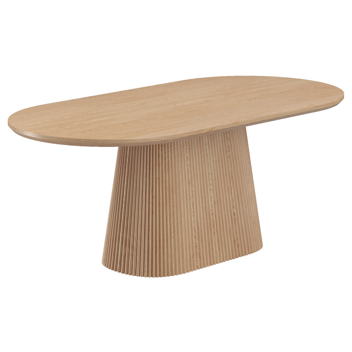 Table à manger ovale 79 po Tovas – fini NATUREL | World Wide