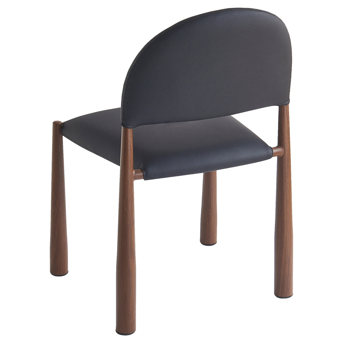 Chaises de salle à manger, ensemble de 4 Auggie – fini NOIR/NOYER | World Wide