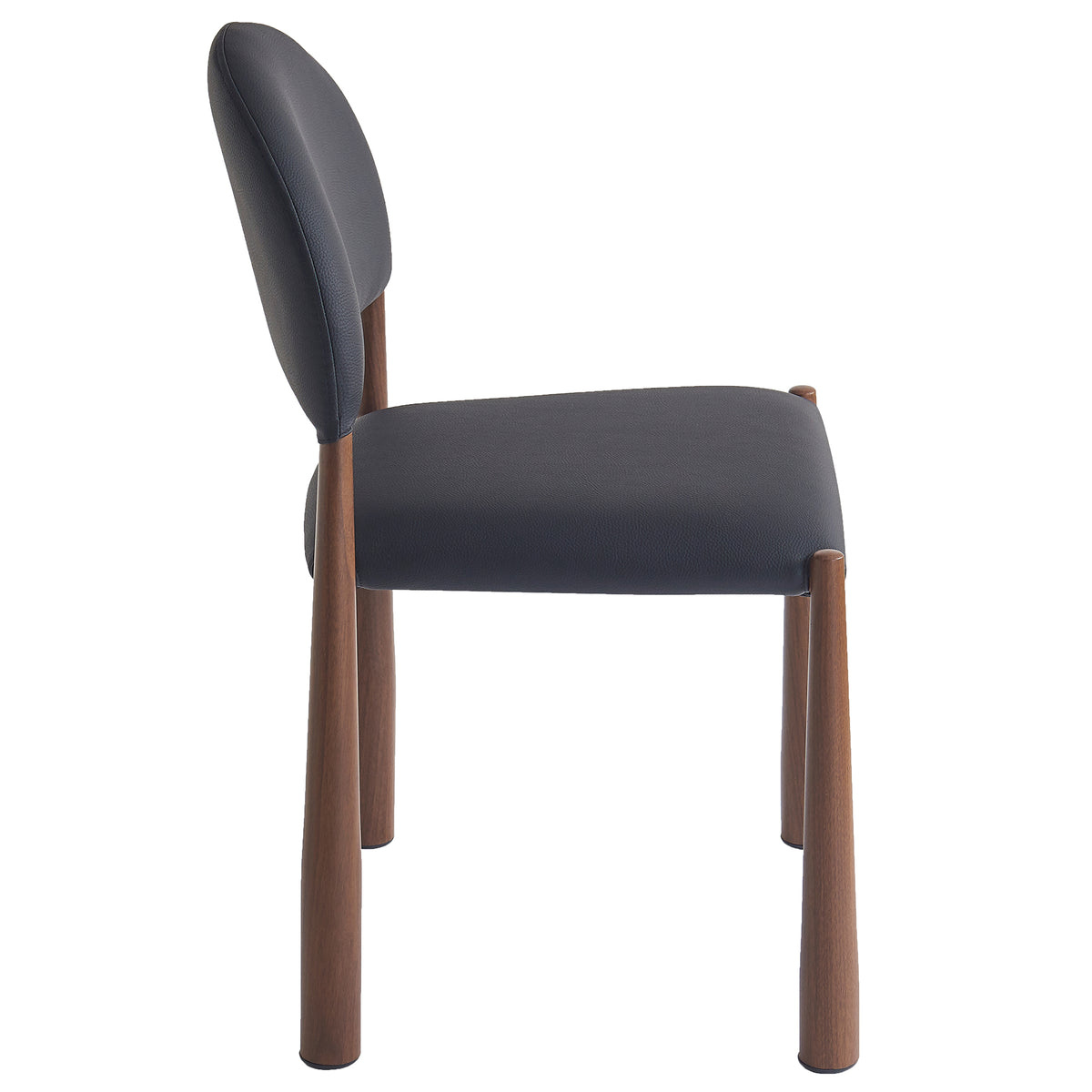 Chaises de salle à manger, ensemble de 4 Auggie – fini NOIR/NOYER | World Wide