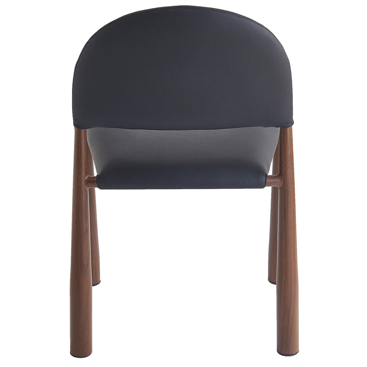 Chaises de salle à manger, ensemble de 4 Auggie – fini NOIR/NOYER | World Wide