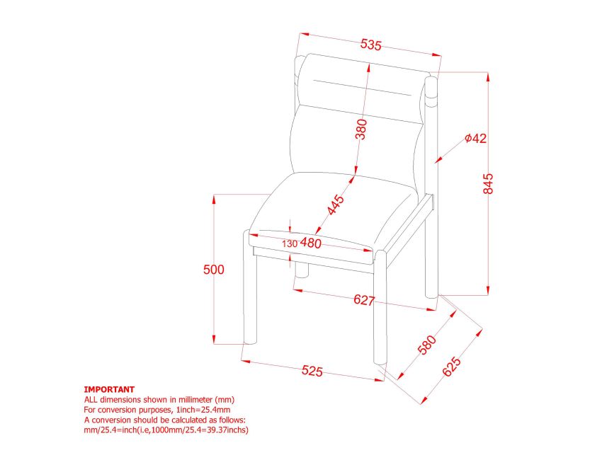 Chaises de salle à manger, ensemble de 2 | Sarine