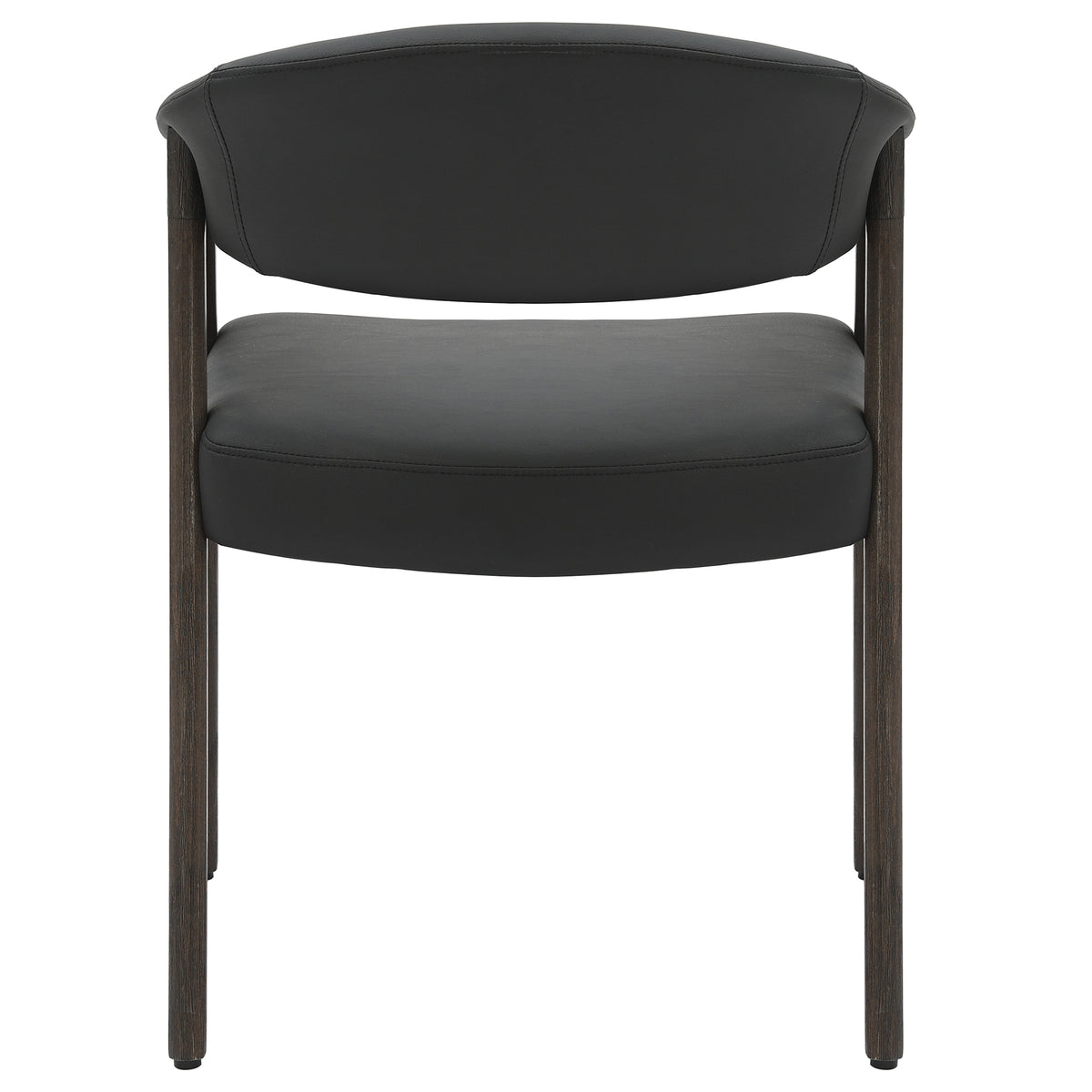 Chaises de salle à manger, ensemble de 2 Bexley – fini NOIR/NOYER FONCÉ | World Wide