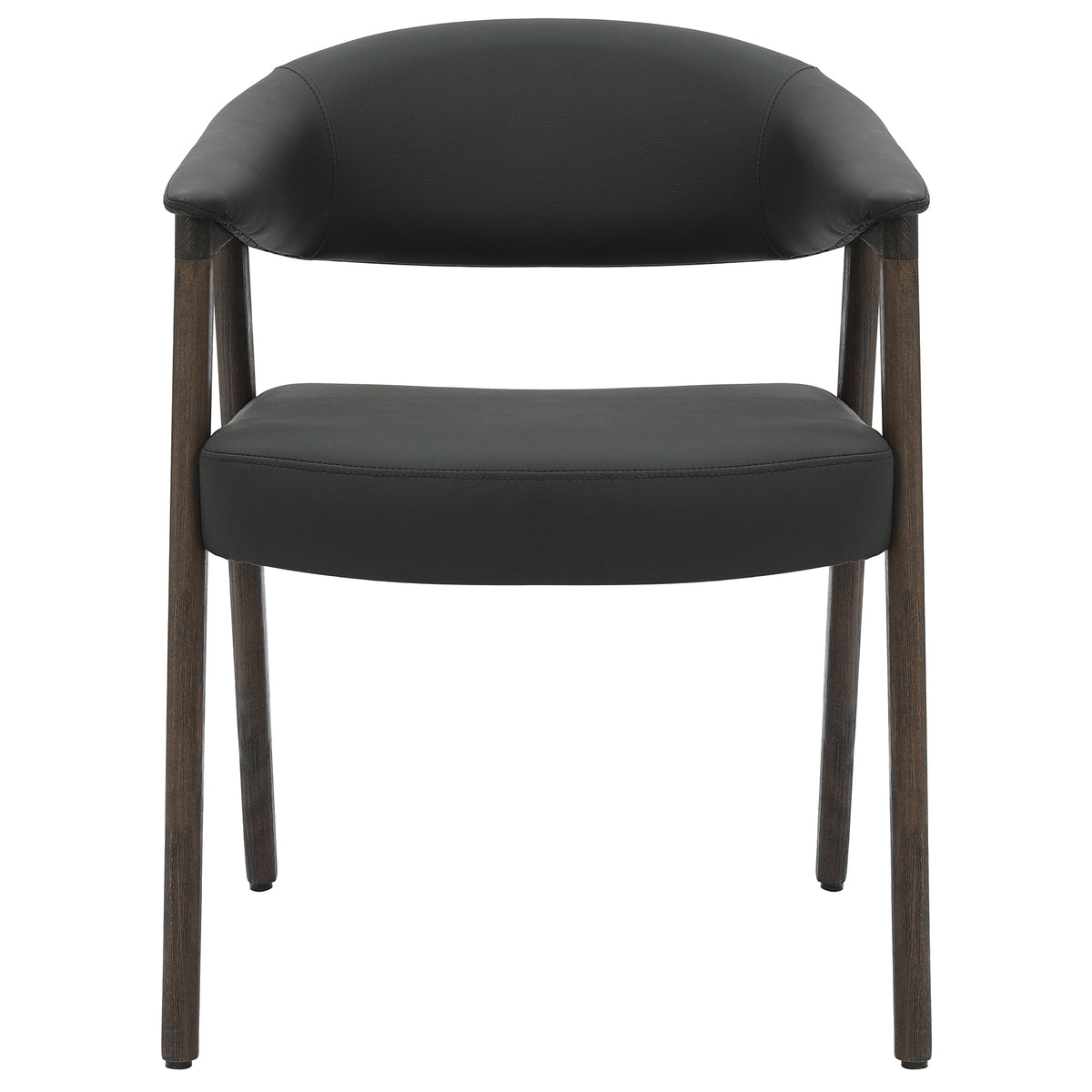 Chaises de salle à manger, ensemble de 2 Bexley – fini NOIR/NOYER FONCÉ | World Wide