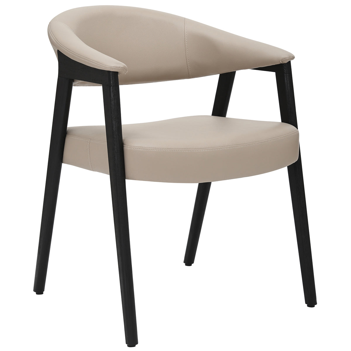 Chaises de salle à manger, ensemble de 2 Bexley – fini CHAMPIGNON/NOIR | World Wide