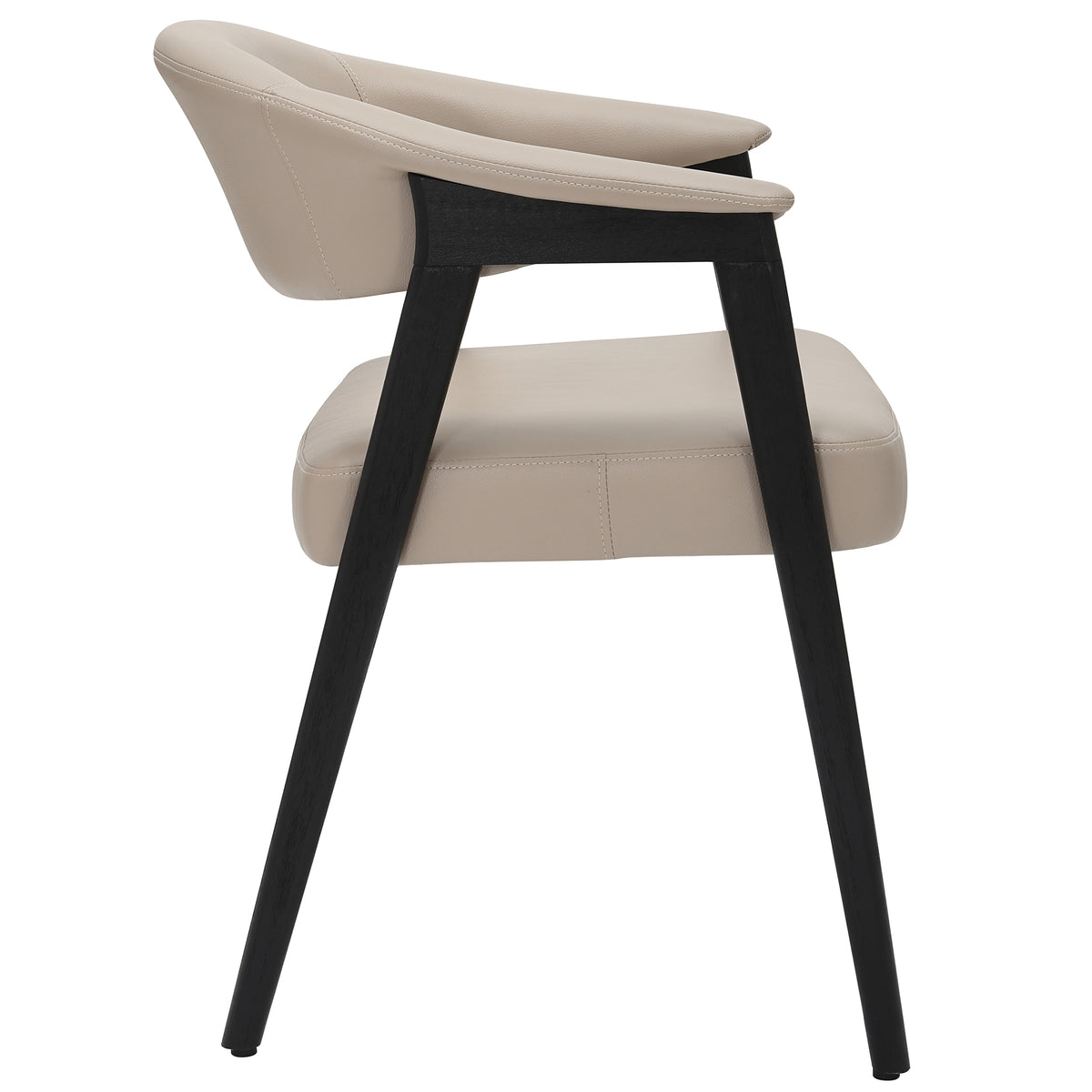Chaises de salle à manger, ensemble de 2 Bexley – fini CHAMPIGNON/NOIR | World Wide