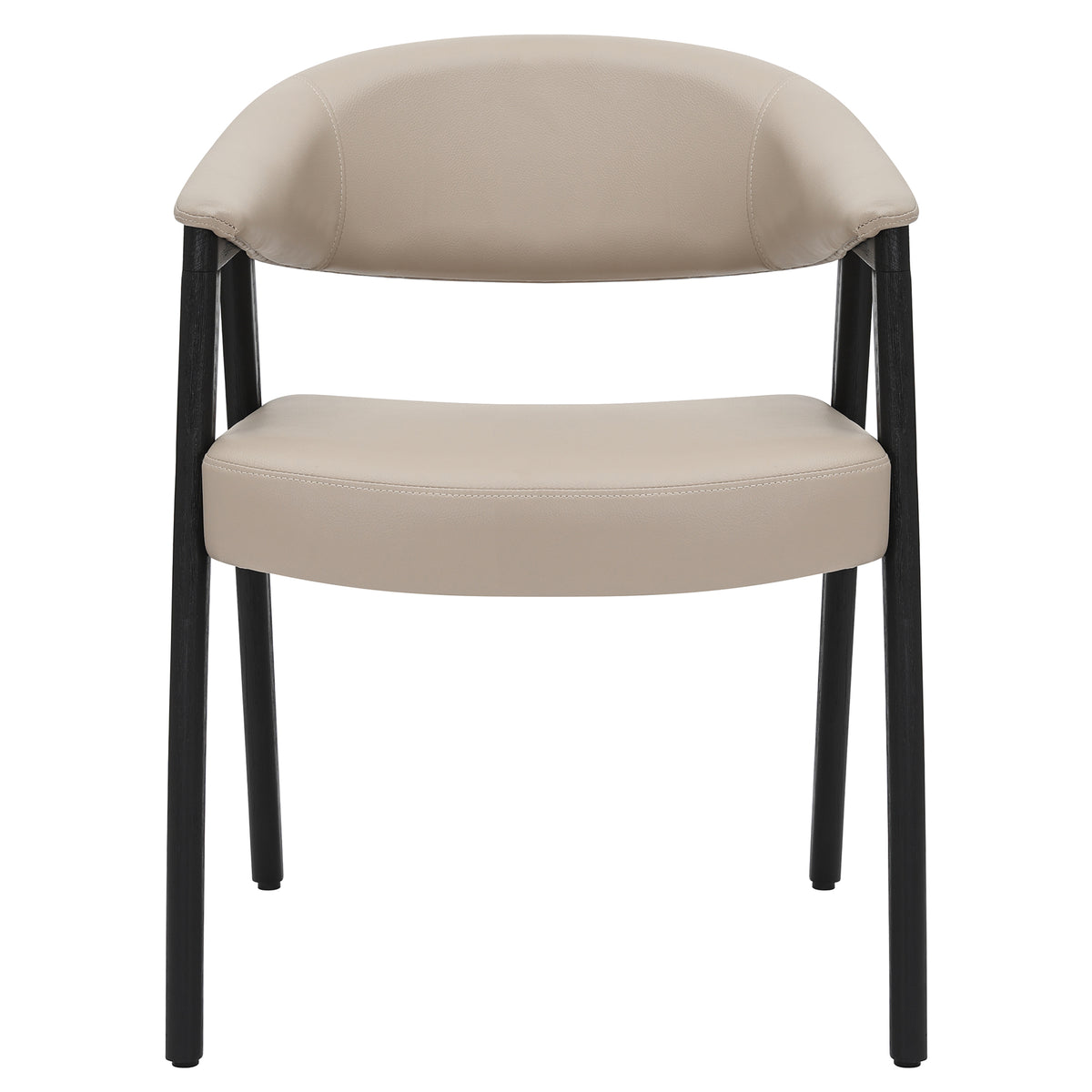 Chaises de salle à manger, ensemble de 2 Bexley – fini CHAMPIGNON/NOIR | World Wide