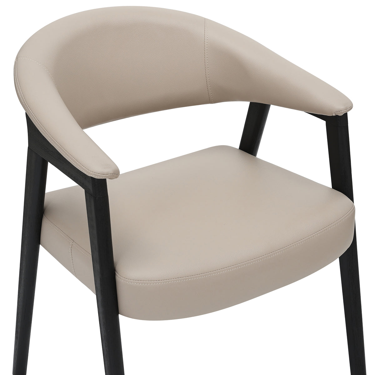 Chaises de salle à manger, ensemble de 2 Bexley – fini CHAMPIGNON/NOIR | World Wide