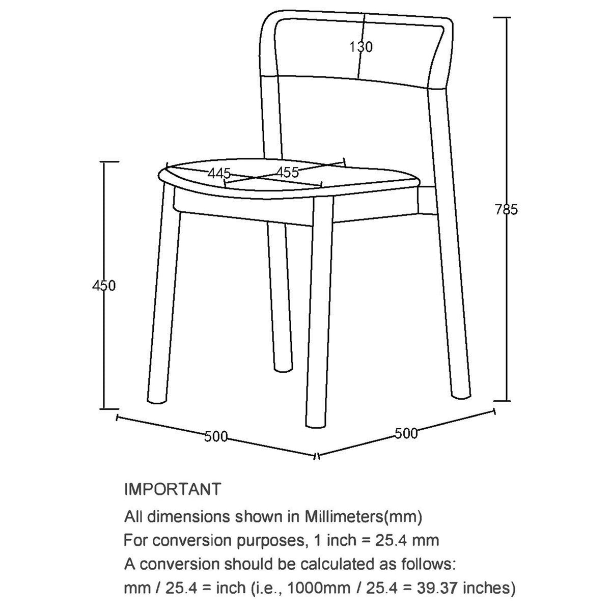 Chaises de salle à manger, ensemble de 4 Jonas – fini MOKA | World Wide