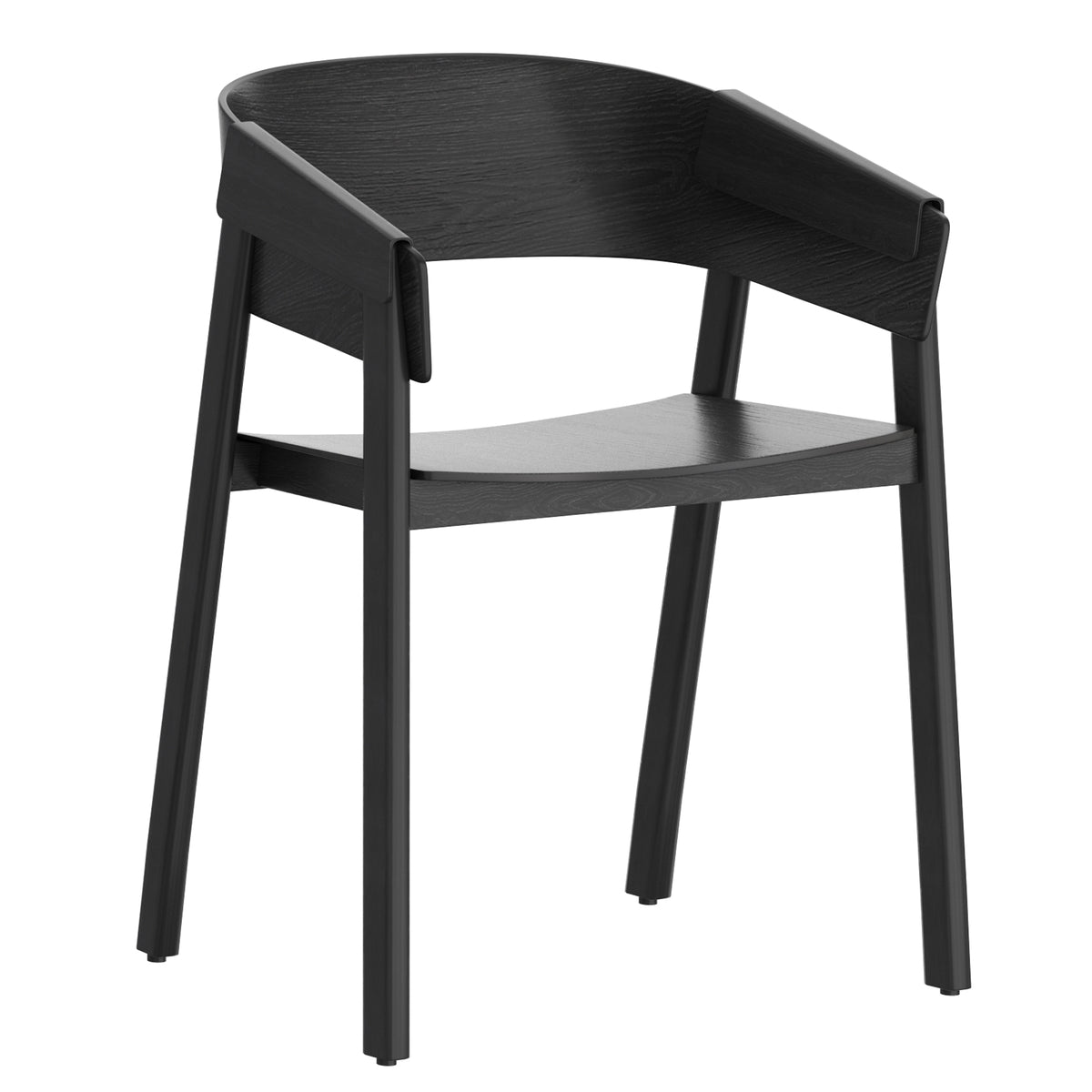 Chaises de salle à manger, ensemble de 2 Mateo – fini NOIR | World Wide