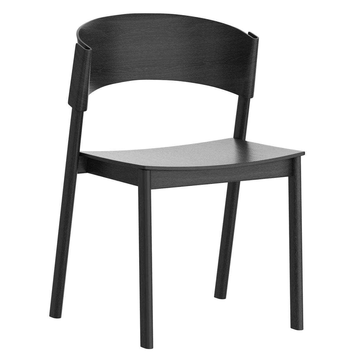 Chaises de salle à manger, ensemble de 2 Elias – fini NOIR | World Wide