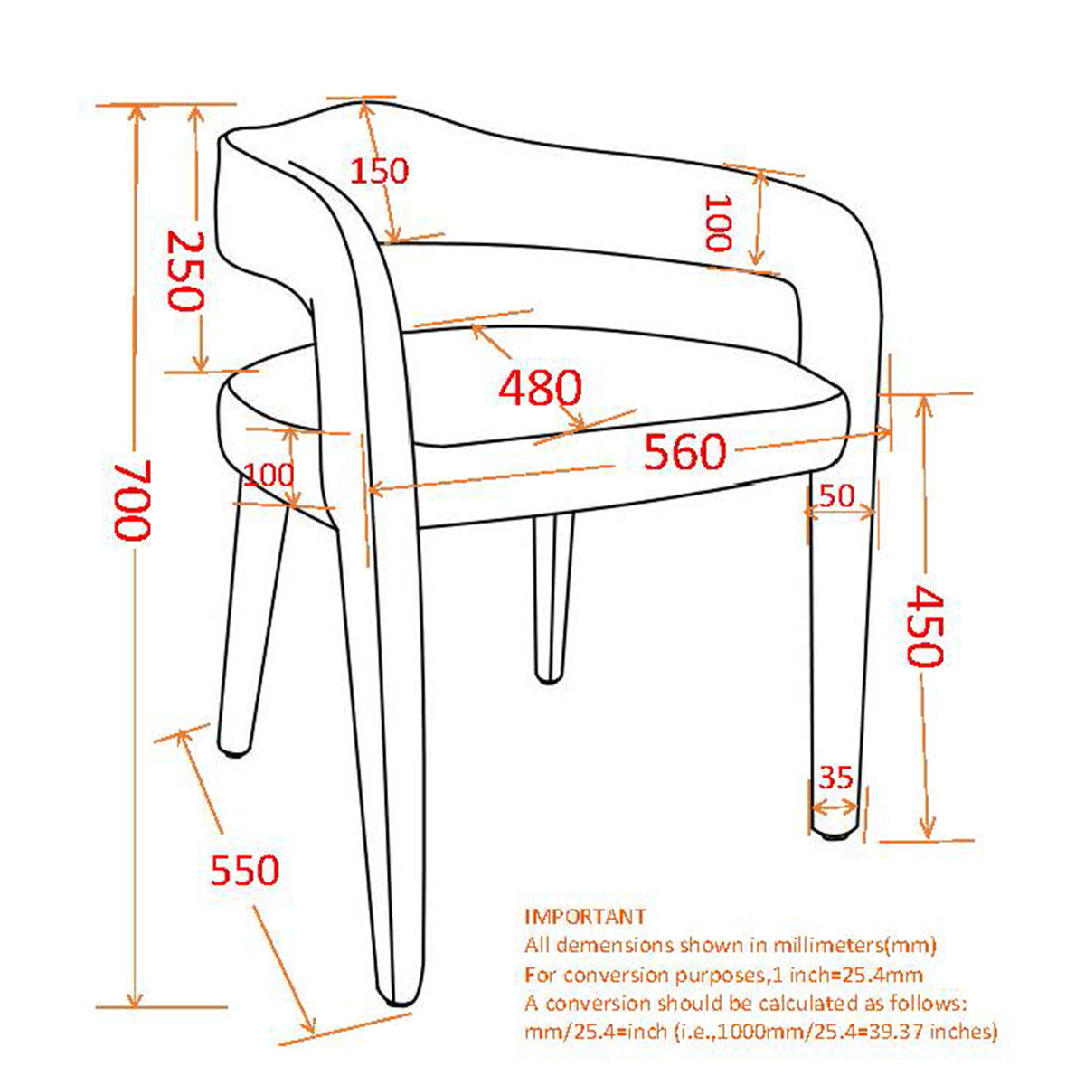 Chaises de salle à manger, ensemble de 2 Caden – fini VERT MOUSSE | World Wide