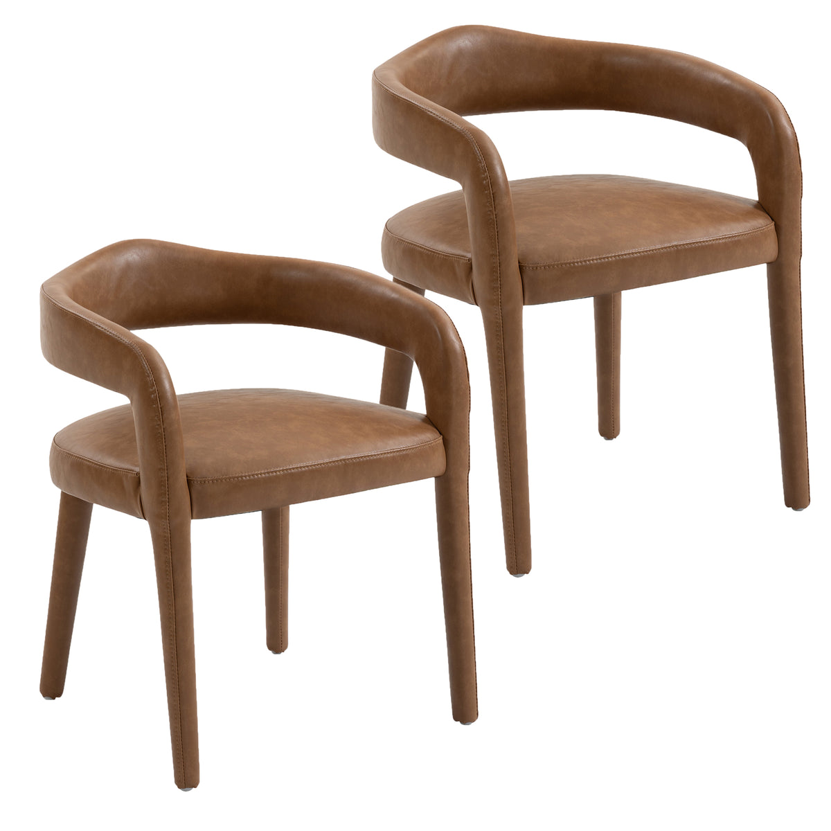 Chaises de salle à manger, ensemble de 2 Caden – fini SELLE | World Wide