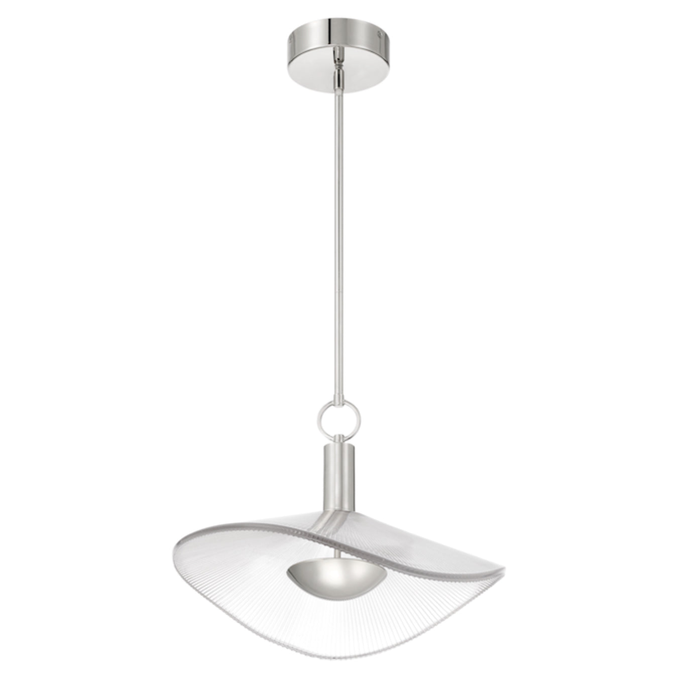Luminaire suspendu Nickel poli | NOVELLA