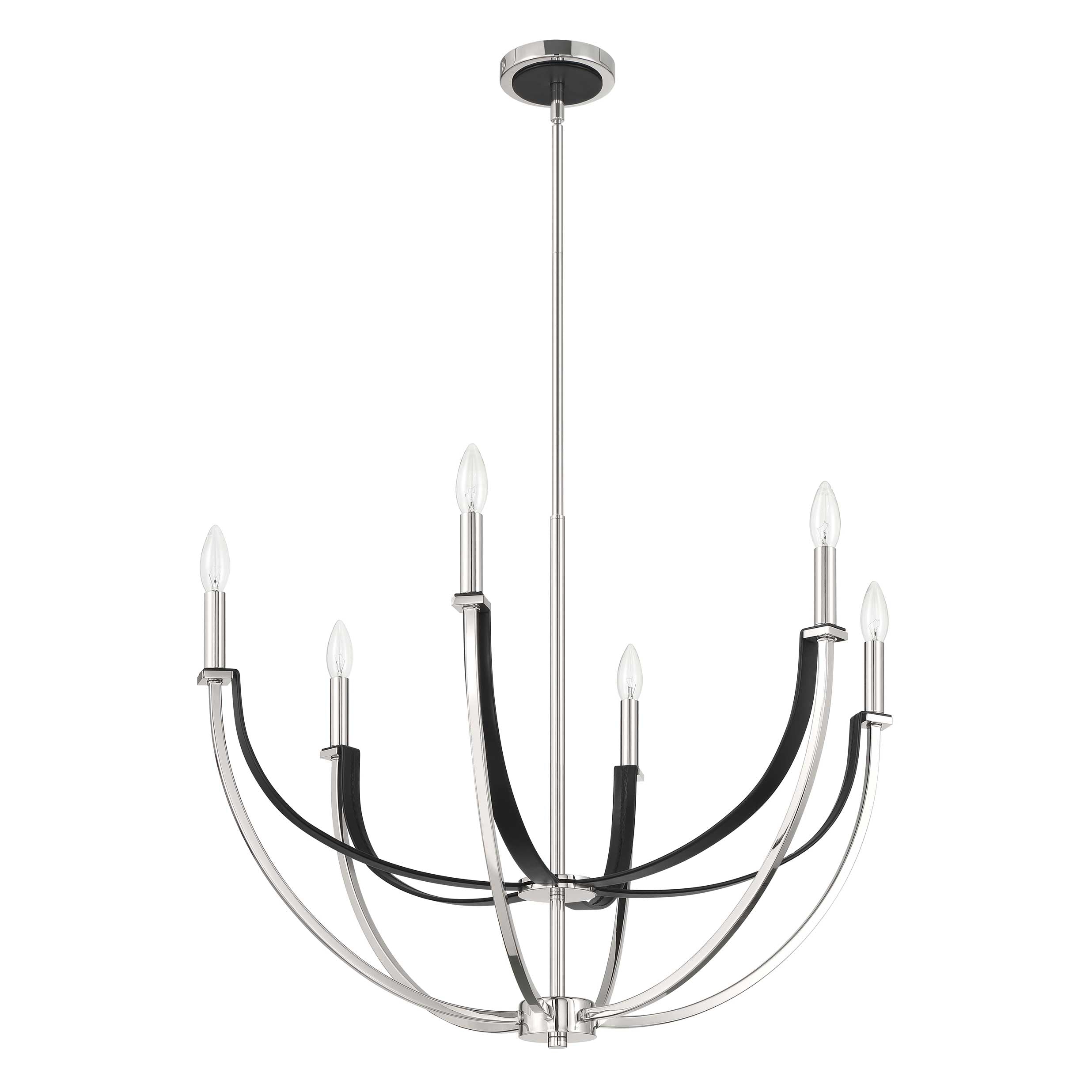Luminaire suspendu Nickel poli | SUSSEX