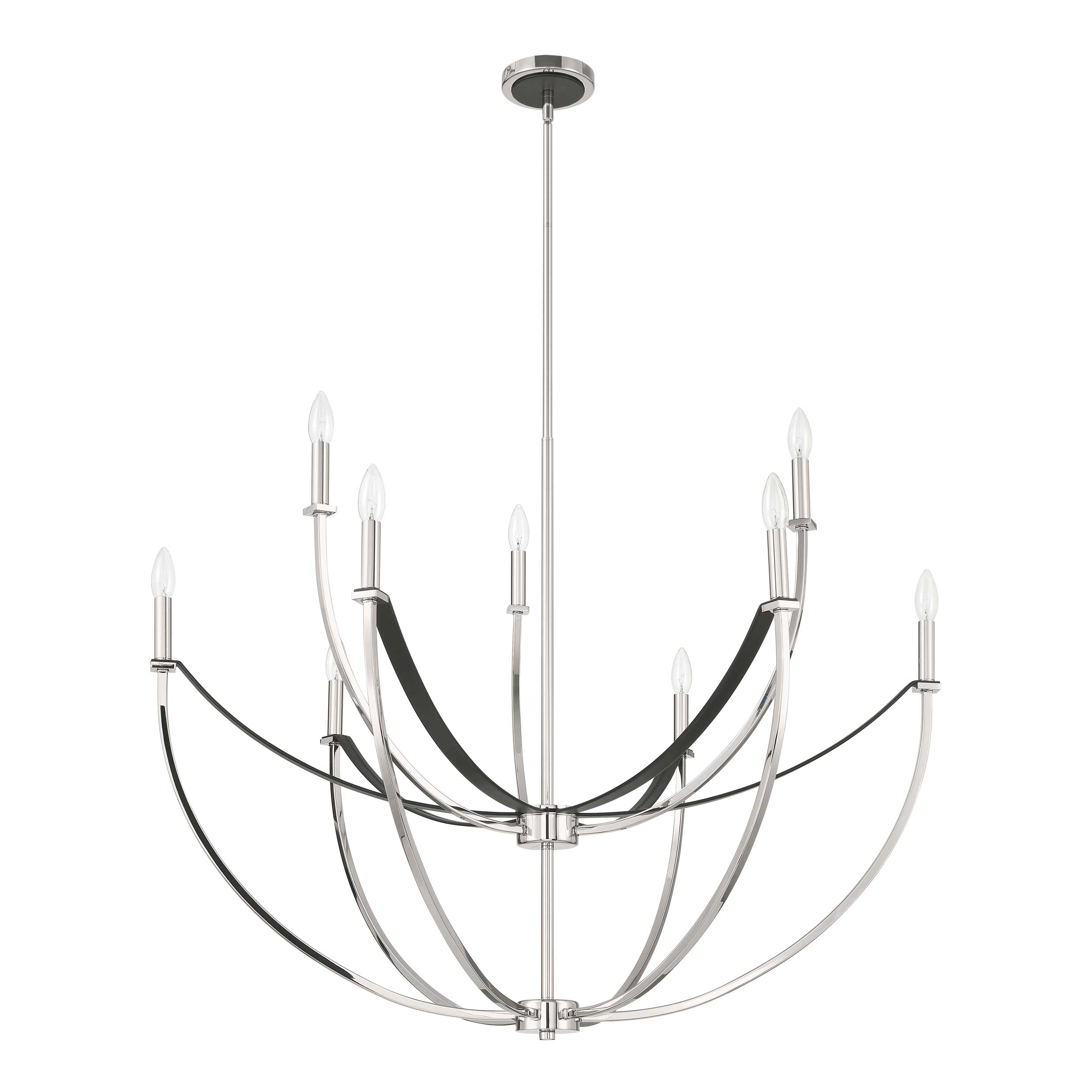 Luminaire suspendu Nickel poli | SUSSEX