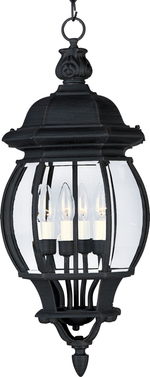 Maxim - Suspension extérieure 4 lumières | Crown Hill - 1039BK