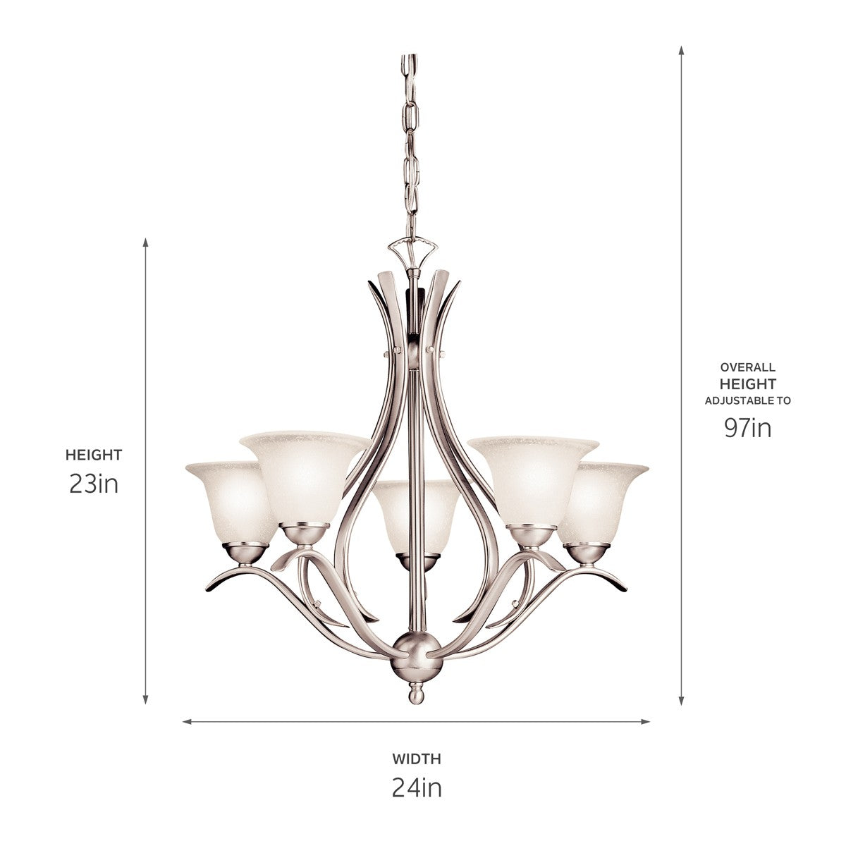 Lustre 5 lumières | Dover