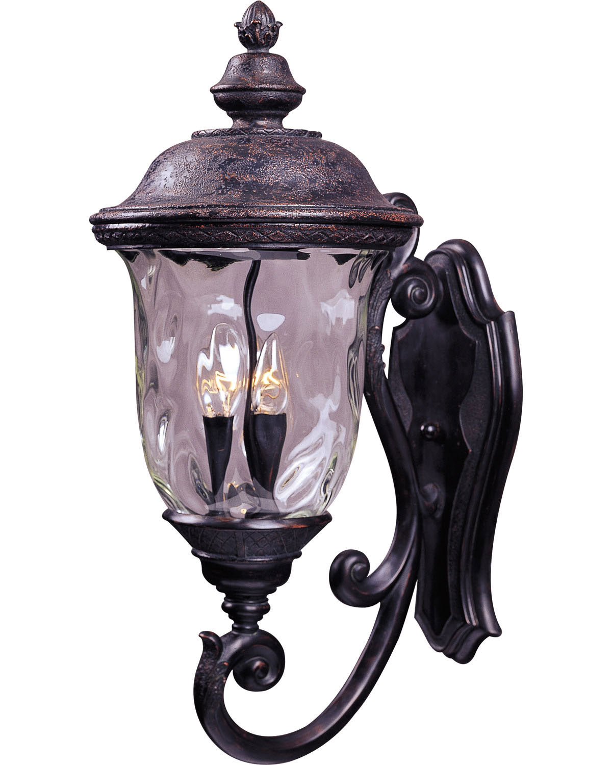 Maxim - Lanterne murale extérieure 3 lumières | Carriage House VX - 40424WGOB