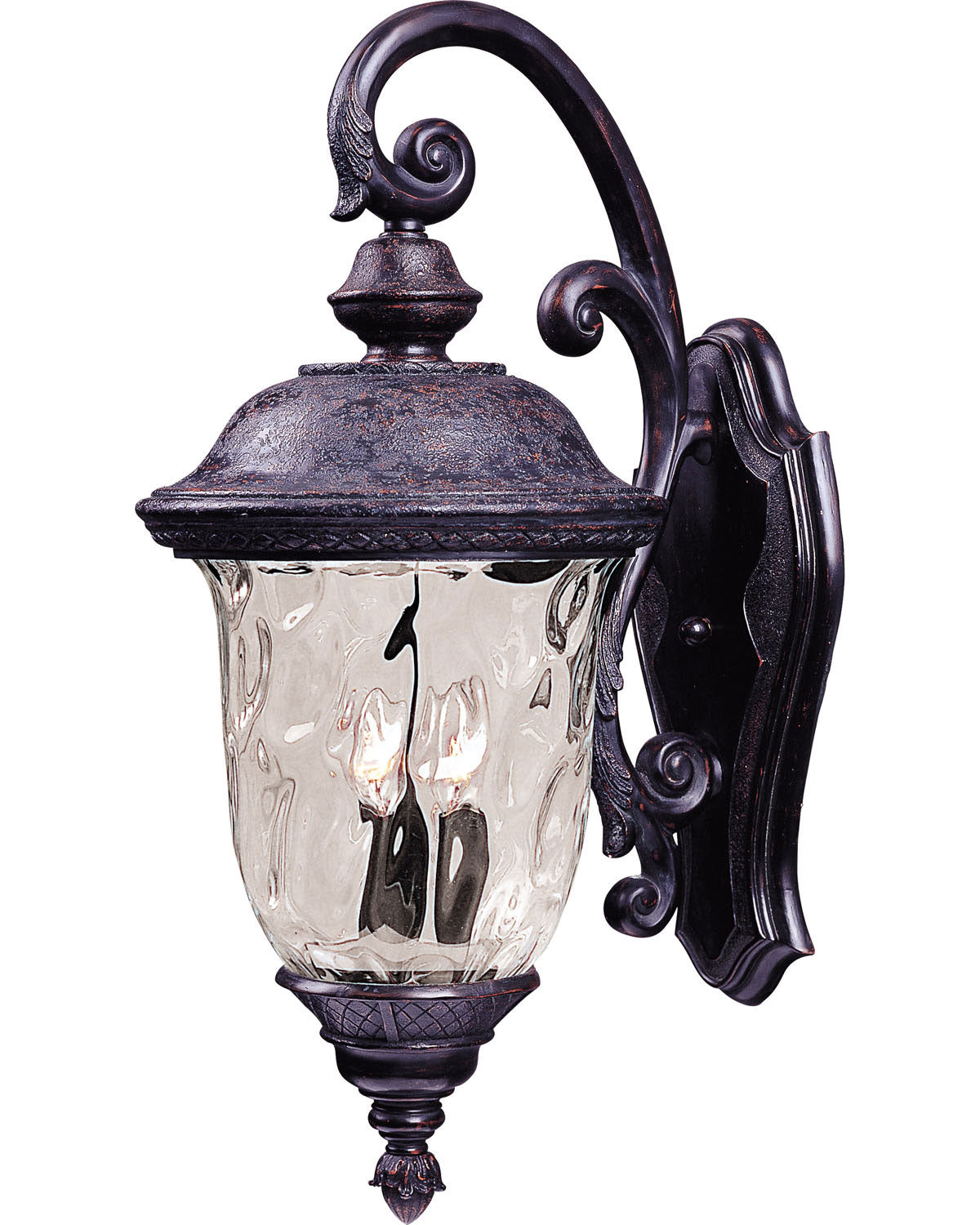 Maxim - Lanterne murale extérieure 2 lumières | Carriage House VX - 40496WGOB