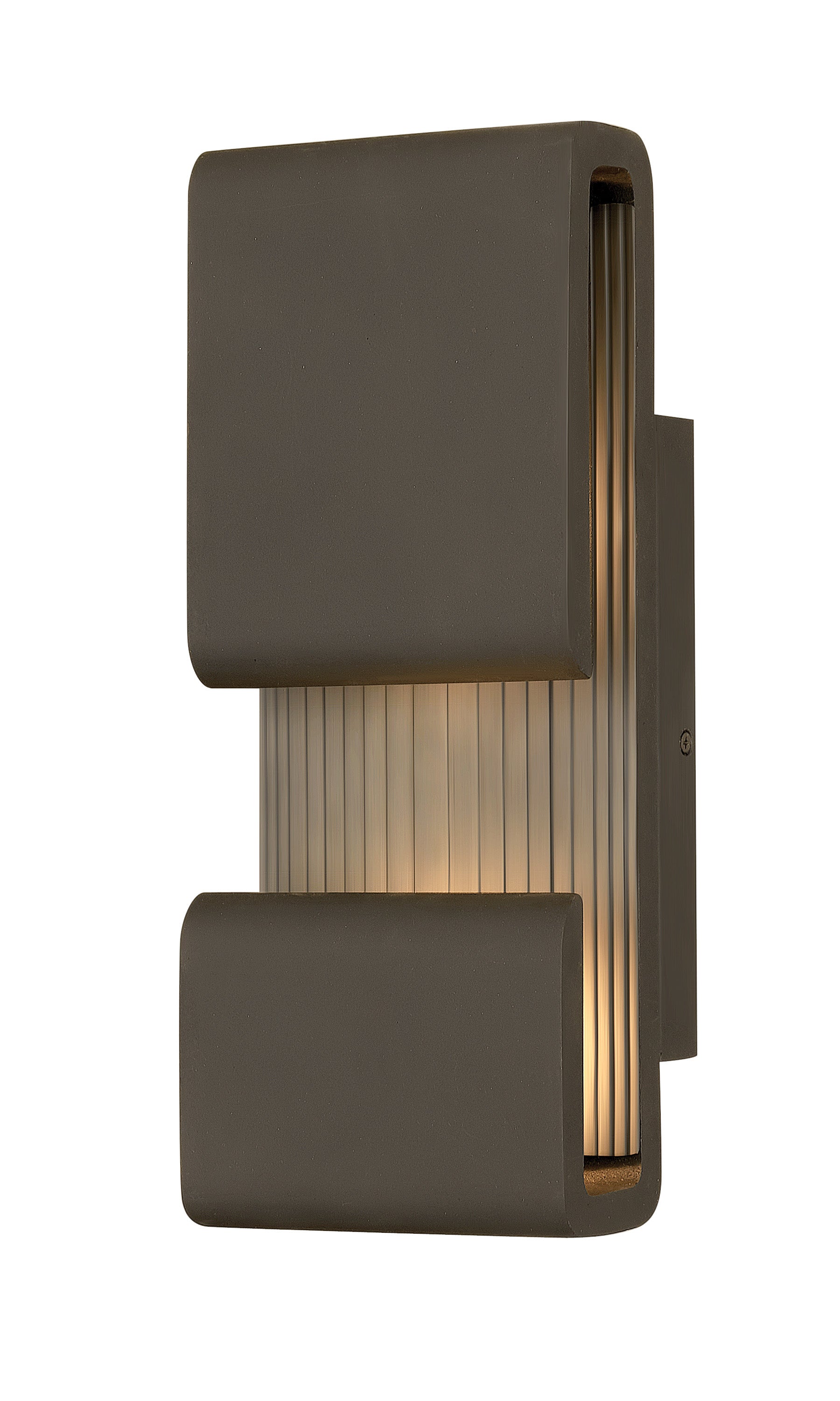 CONTOUR Murale exterieure Bronze DEL INTÉGRÉ - 2810OZ | HINKLEY