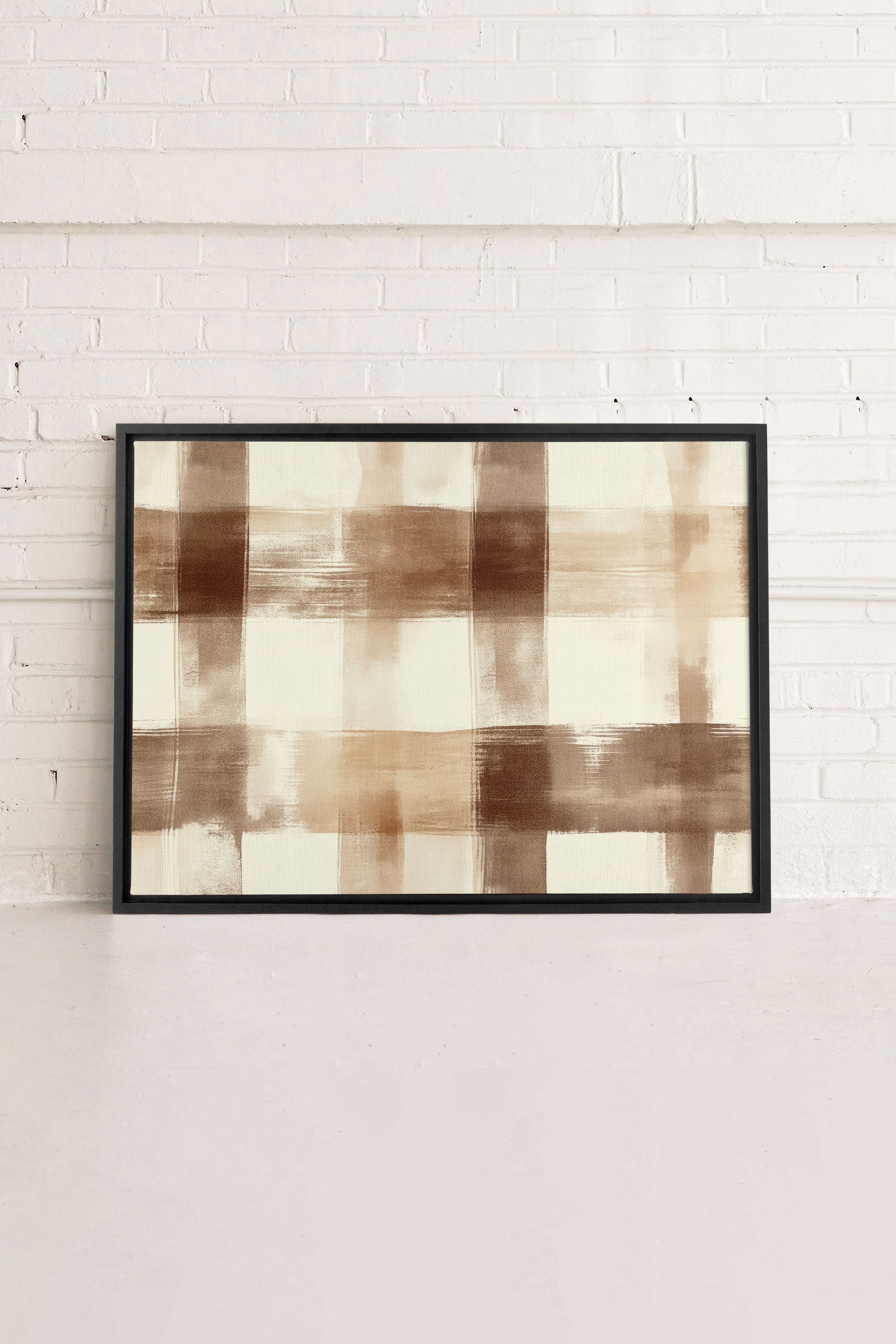 CHIC PLAID, Oeuvre sur toile étirée