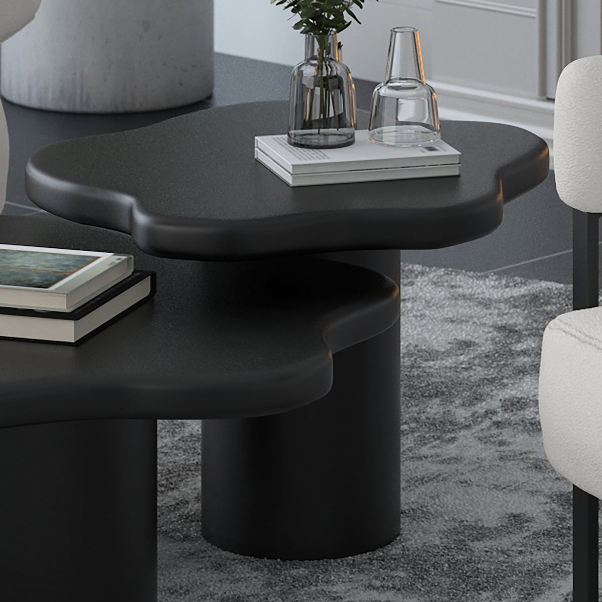Grande table basse Mayal – fini Noir | World Wide