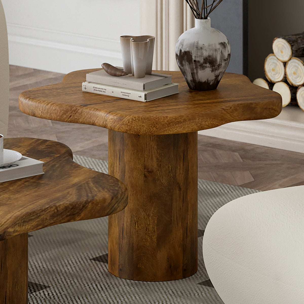 Grande table basse Mayal – fini Noyer | World Wide