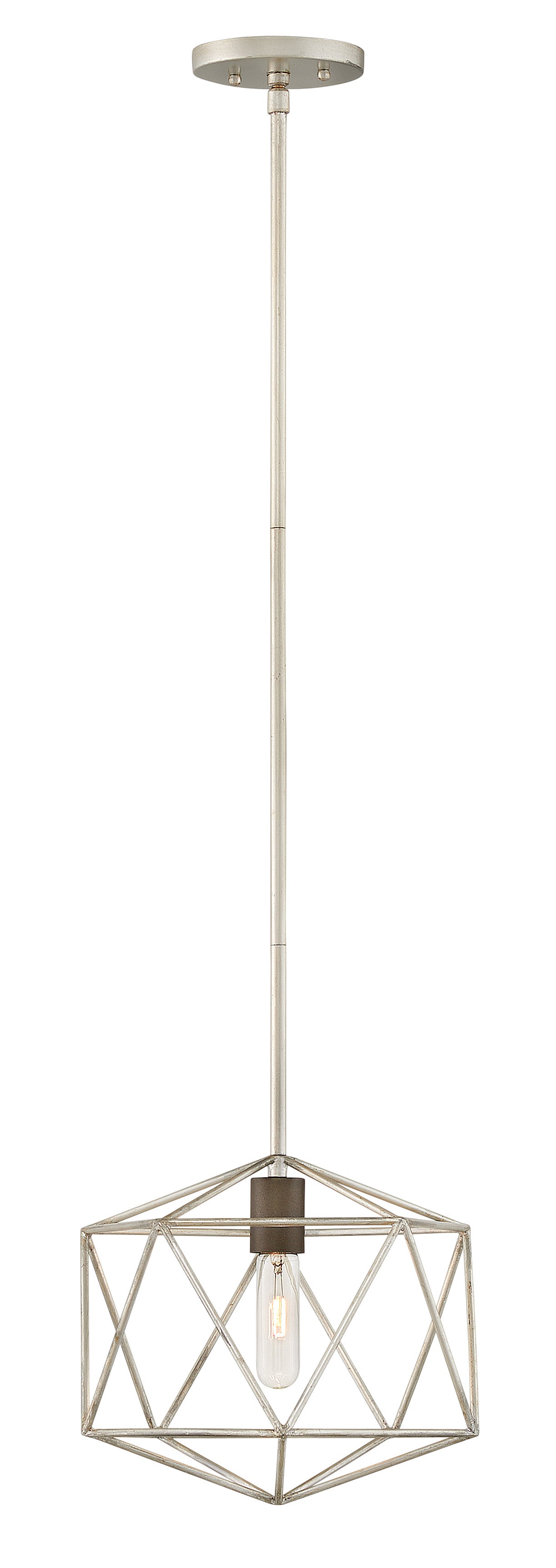 ASTRID Suspension simple Nickel - 3027GG | HINKLEY