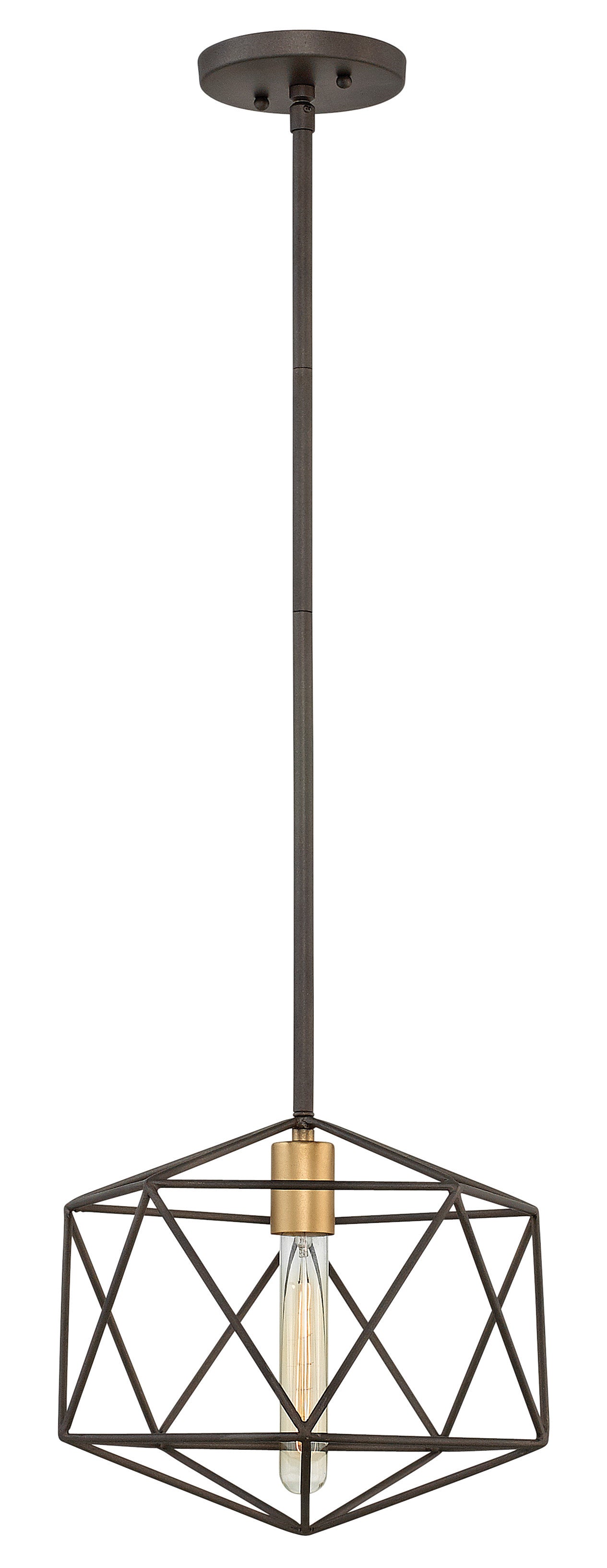 ASTRID Suspension simple Bronze - 3027MM | HINKLEY