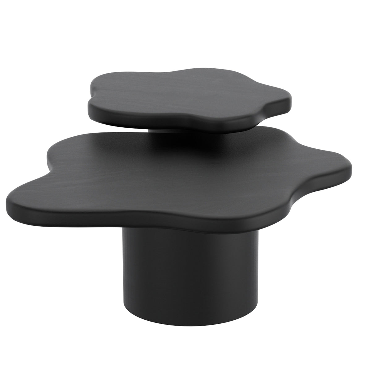 Ensemble de 2 tables basses Mayal – fini Noir | World Wide