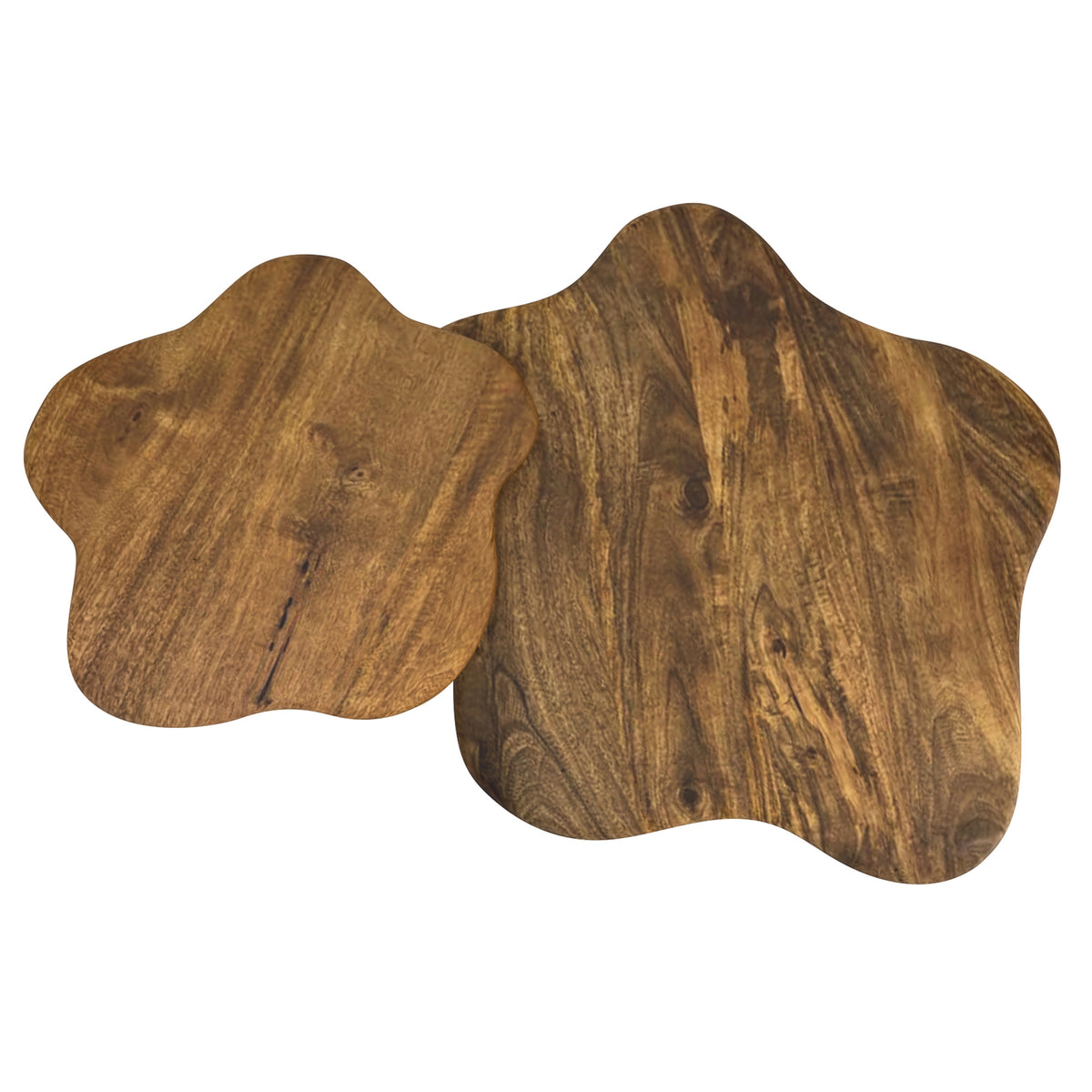Ensemble de 2 tables basses Mayal – fini Noyer | World Wide