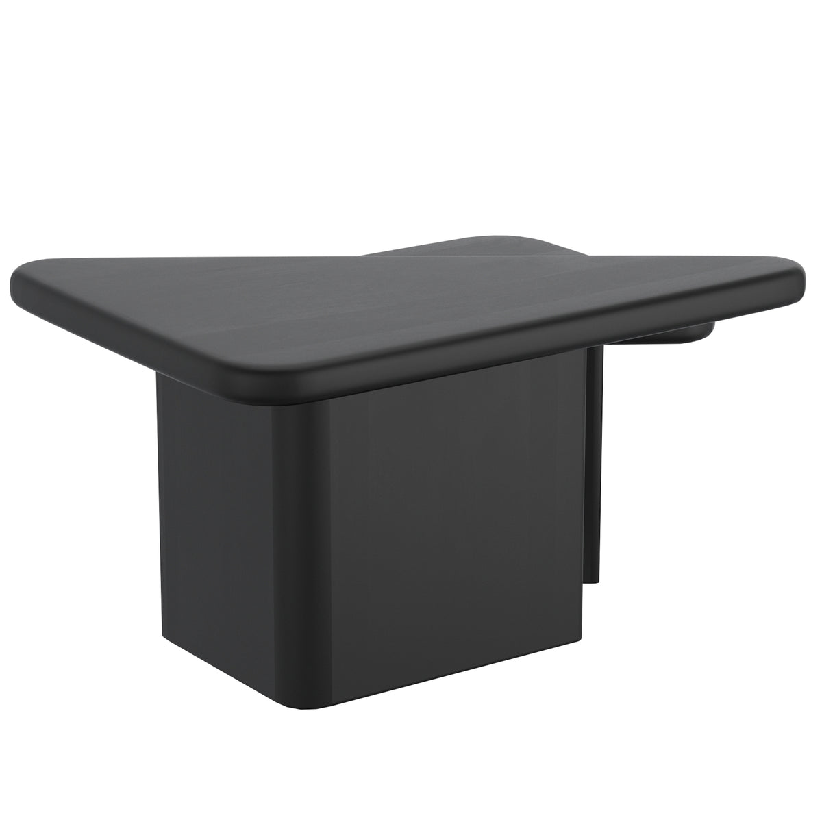 Ensemble de 2 tables basses Draco – fini NOIR | World Wide