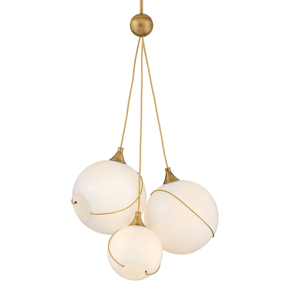 Grand trois lumière suspension