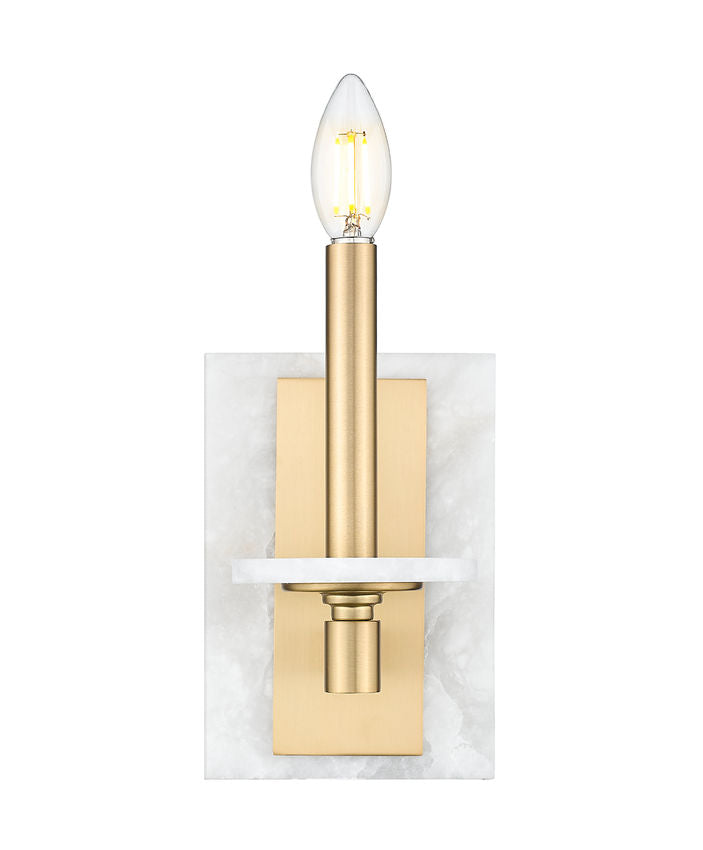 Luminaire mural Or moderne et albâtre | KADEN