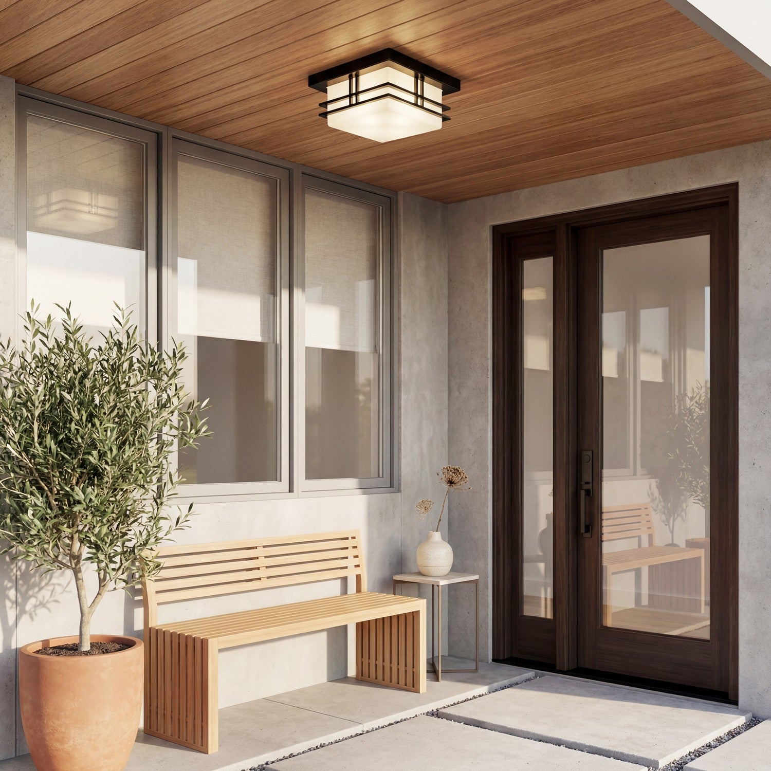 Plafonnier extérieur 2 lumières | Tremillo