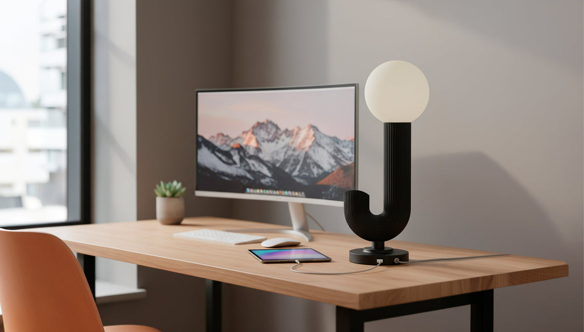 Lampe de table DEL avec recharge MagSafe | Jake — Adesso